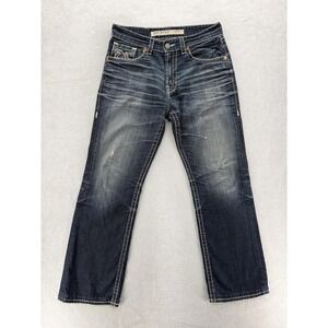 Big Star Pioneer Boot Jeans Mens 34x32 Blue Medium Wash Relaxed Bootcut Denim
